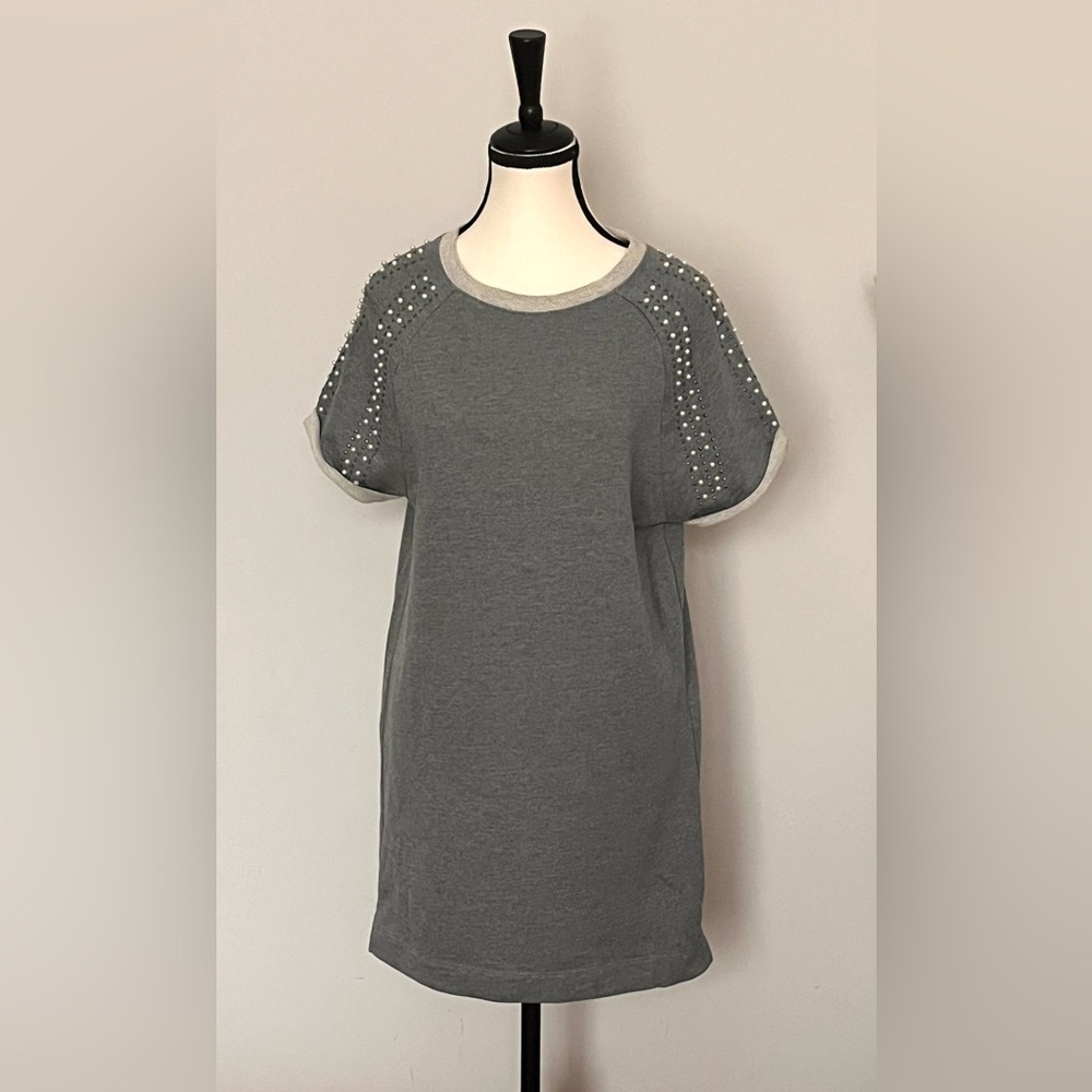 Gray Studded Women's Dress